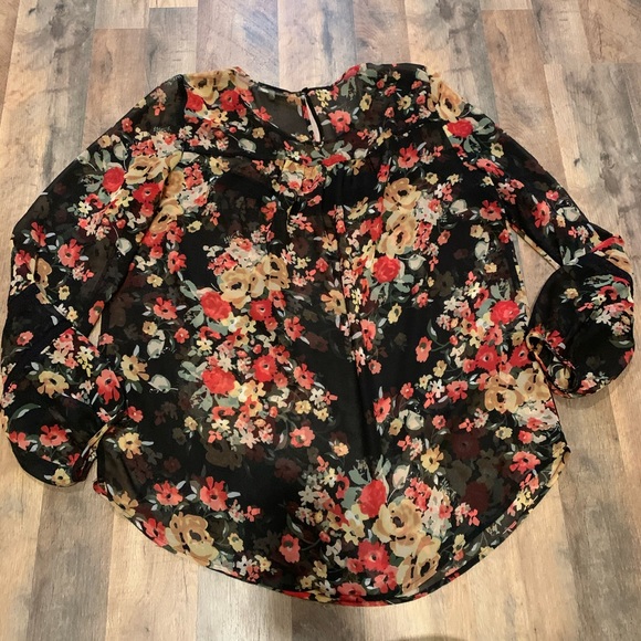 Pleione floral long sleeve blouse - Picture 9 of 10